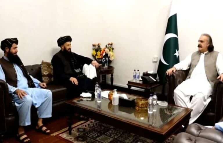 Ali Amin with Afghan delegation