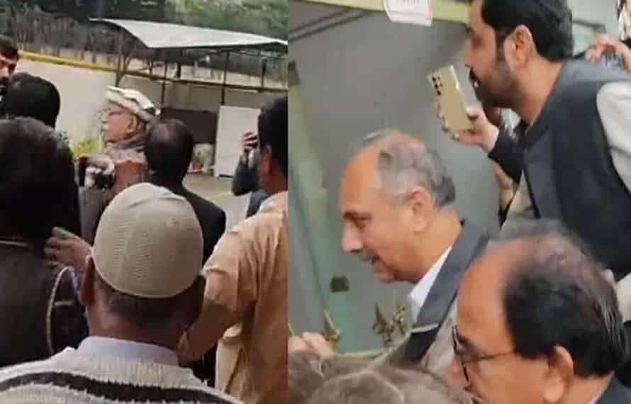 کانفرنس کیلئے اپوزیشن جماعتوں کے قائدین گیٹ پھلانگ کر ہوٹل میں داخل