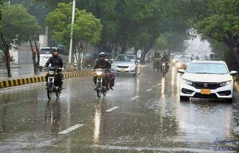ملک کے مختلف علاقوں میں ساتھ بارش اور برفباری کی پیشگوئی