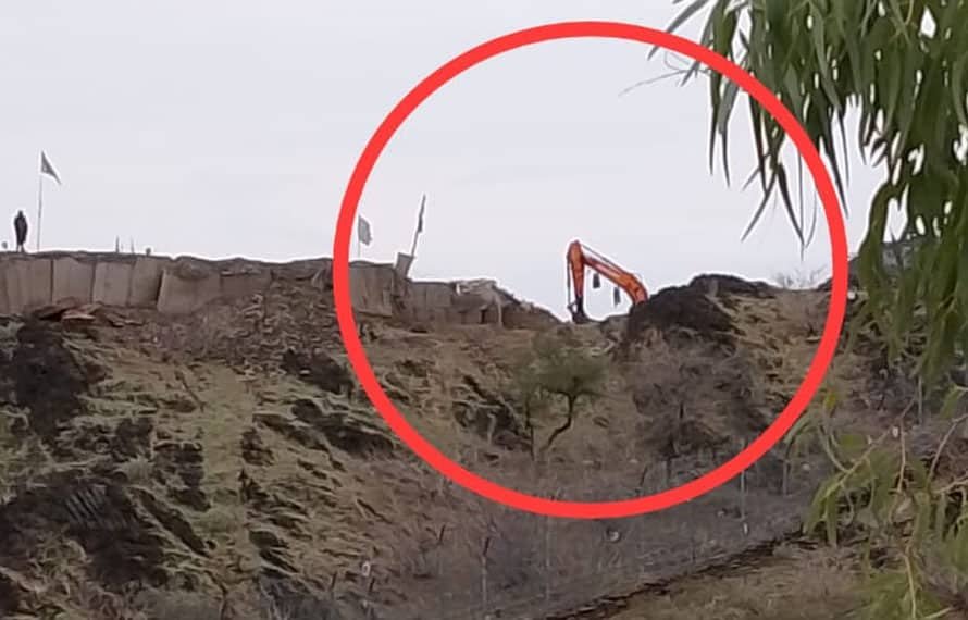 امن معاہدے کی خلاف ورزی ،افغان فورسز متنازع حدود میں تعمیراتی کام کرنے پر بضد