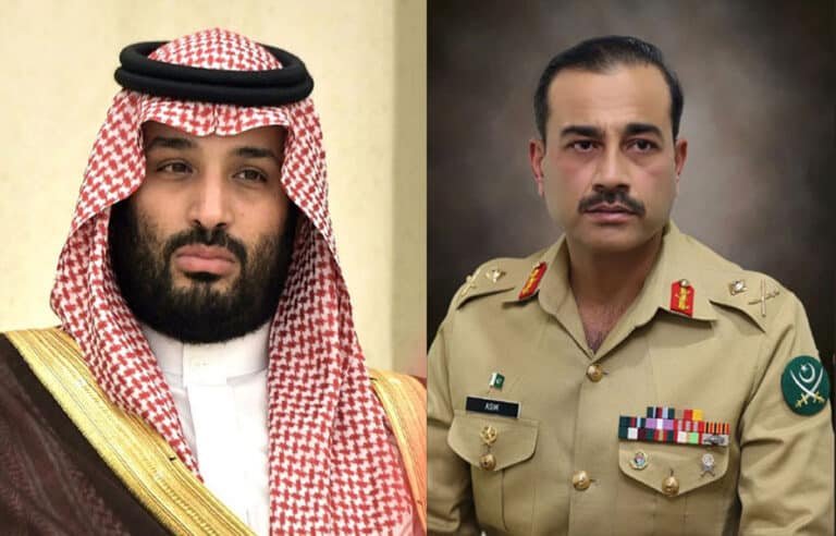 سعودی ولی عہد شہزادہ محمد بن سلمان کا آرمی چیف جنرل سید عاصم منیر کو فون،کیا بات چیت ہوئی ، جانیں
