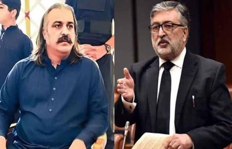 علی امین گنڈاپور جان بوجھ کر چھیڑ چھاڑ کرتے ہیں، سینیٹر کامران مرتضیٰ