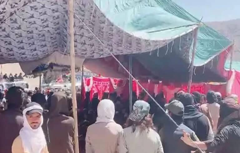 بی این پی کا لکپاس پر 20روز سے جاری دھرنا ختم کرنے کا اعلان