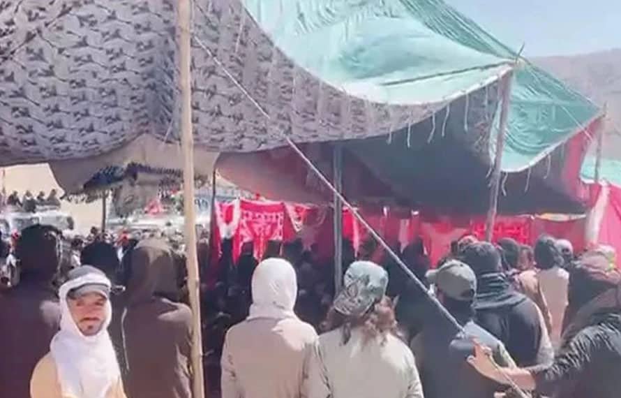 بی این پی کا لکپاس پر 20روز سے جاری دھرنا ختم کرنے کا اعلان