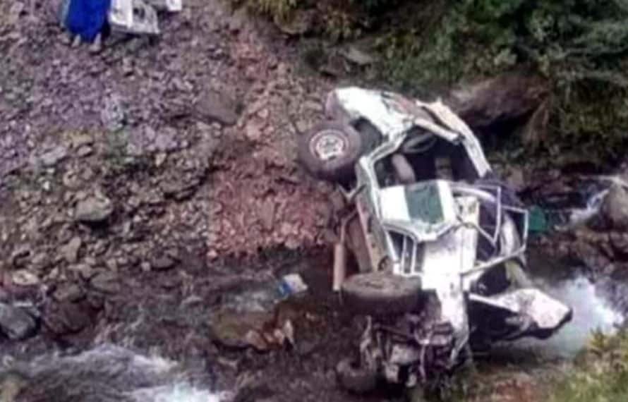 مانسہرہ، جیپ کے بریک فیل ہونے کے باعث کھائی میں گرنے سے 4 خواتین جاں بحق