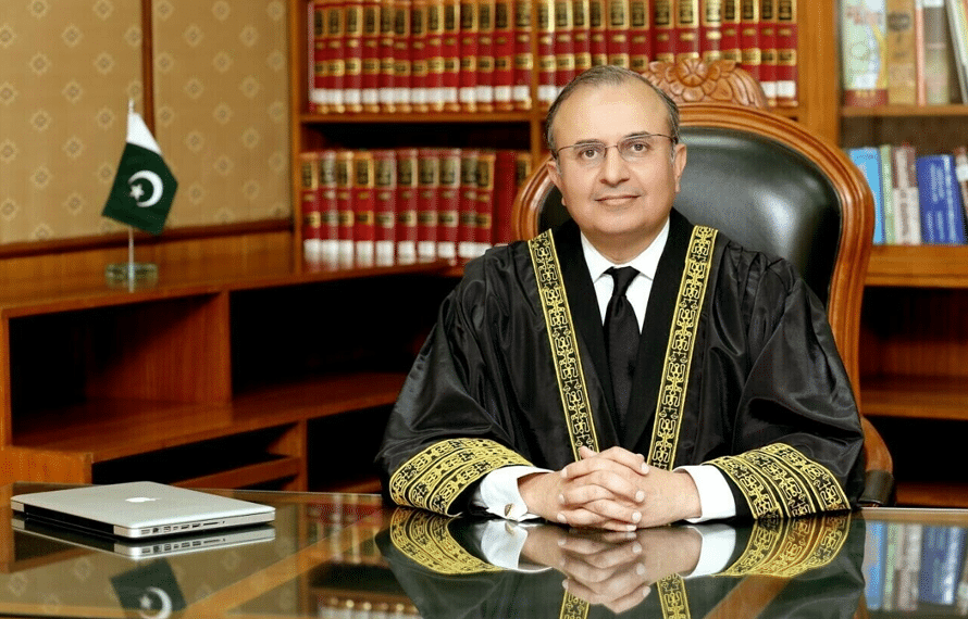 جسٹس منصور علی شاہ 21 اپریل کو قائم مقام چیف جسٹس کے عہدے کا حلف اٹھائیں گے