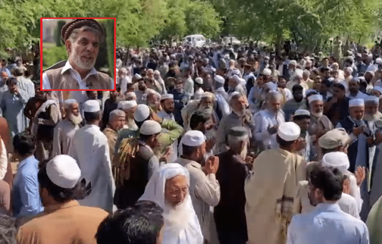پشتو زبان کے مزاحیہ فنکار میراوس کی نماز جنازہ ادا کر دی گئی