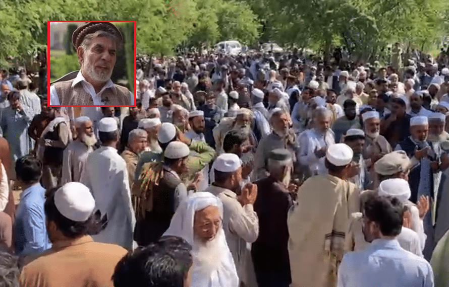 پشتو زبان کے مزاحیہ فنکار میراوس کی نماز جنازہ ادا کر دی گئی