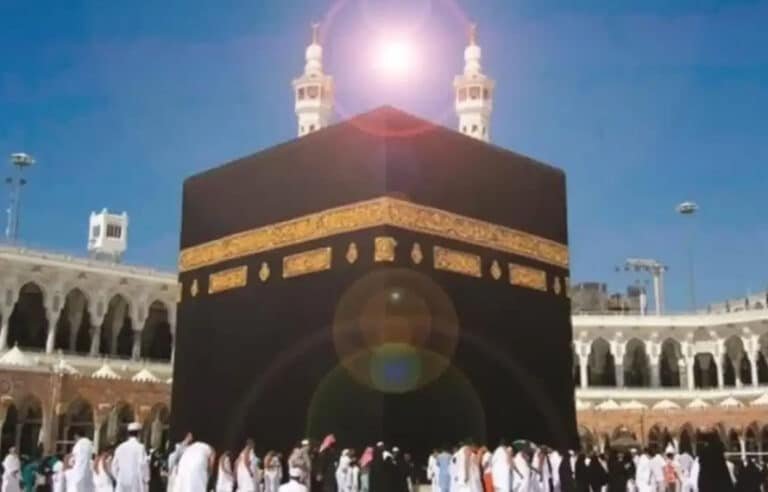 ٓآج سورج خانہ کعبہ کے عین اوپر ہوگا