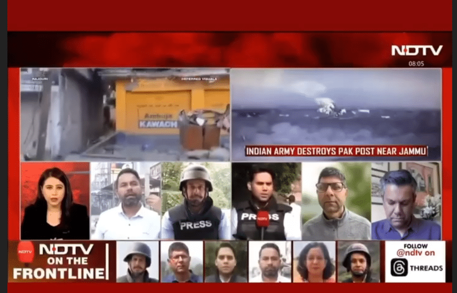 این ڈی ٹی وی کے رپورٹر نے بھارتی میڈیا کا پول کھول دیا، لائیو نشریات میں اینکر کو کھری کھری سنائیں