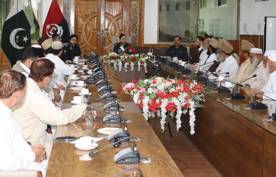 ہزارہ میں امن و امان کے لیے پولیس اور علما کا مشاورتی اجلاس