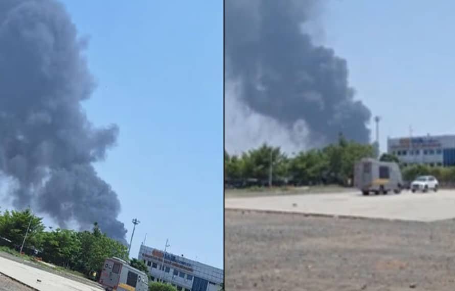 بھارت کا مسافر طیارہ احمد آباد ائیر پورٹ کے قریب گرکرتباہ ،242مسافر سوار تھے