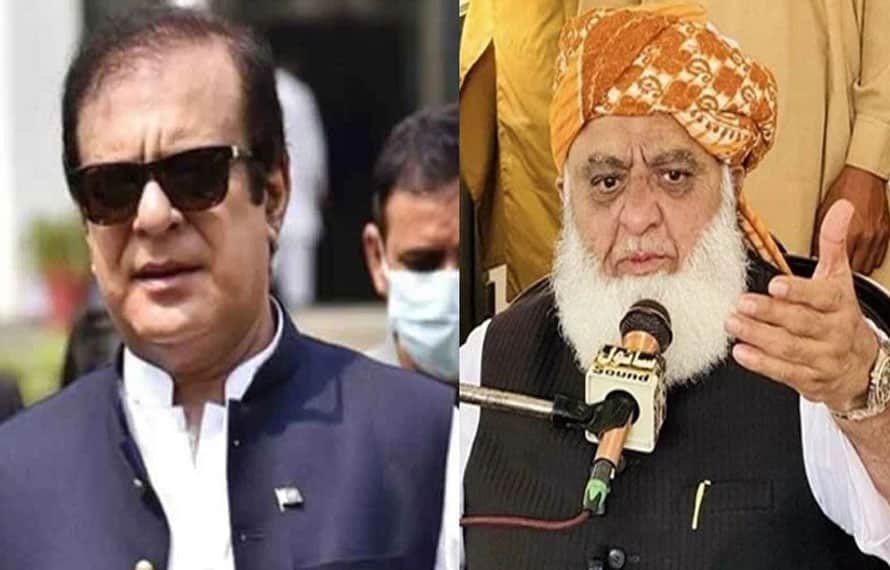 گرینڈ الائنس میں شمولیت کی باتوں سے مولانا کی مقبولیت بڑھ گئی تھی ، شبلی فراز