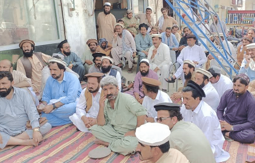 انگورآڈہ بارڈر کی طویل بندش کے خلاف وانا میں شٹر ڈاؤن اور دھرنے کا اعلان