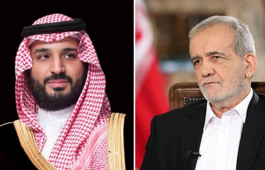 اسلامی دنیا ایران کے ساتھ ہے، سعودی ولی عہد کا ایرانی صدر سے رابطہ