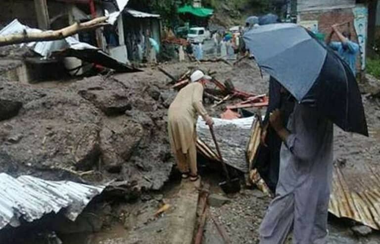 خیبر پختونخوا میں مون سون بارشوں سے 11افراد جاں بحق ، درجنوں گھر متاثر