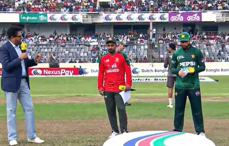 پہلاٹی20،بنگلہ دیش کاپاکستان کیخلاف ٹاس جیت کرفیلڈنگ کافیصلہ