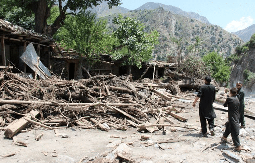 گلگت بلتستان میں سیلاب نے تباہی کے انمٹ نقوش چھوڑ دیے