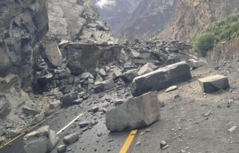 خیبرپختونخوا، بلوچستان اور گلگت بلتستان میں لینڈ سلائیڈنگ الرٹ جاری
