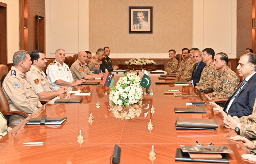 فیلڈ مارشل سید عاصم منیر سے لیبیا کی مسلح افواج کے کمانڈر اِن چیف کی ملاقات