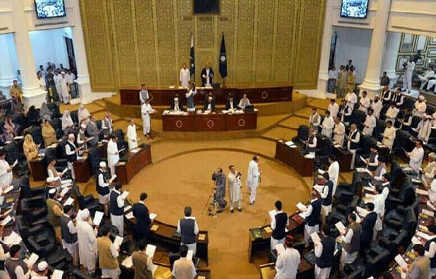 خیبرپختونخوا اسمبلی کا اجلاس کورم پورا نہ ہونے پر ملتوی، اپوزیشن کا احتجاج