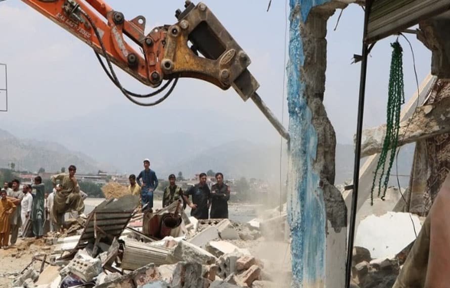 مالاکنڈ ڈویژن میں تجاوزات کیخلاف آپریشن جاری، رپورٹ صوبائی حکومت کو موصول