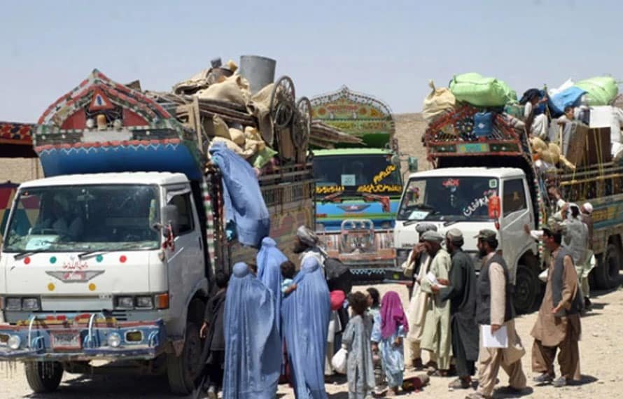 پاکستان سے مزید 1062 افغان شہری ملک بدر