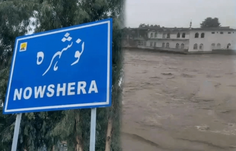 دریائے کابل میں پانی کا بہاؤ تیز، نوشہرہ میں دفعہ 144 نافذ