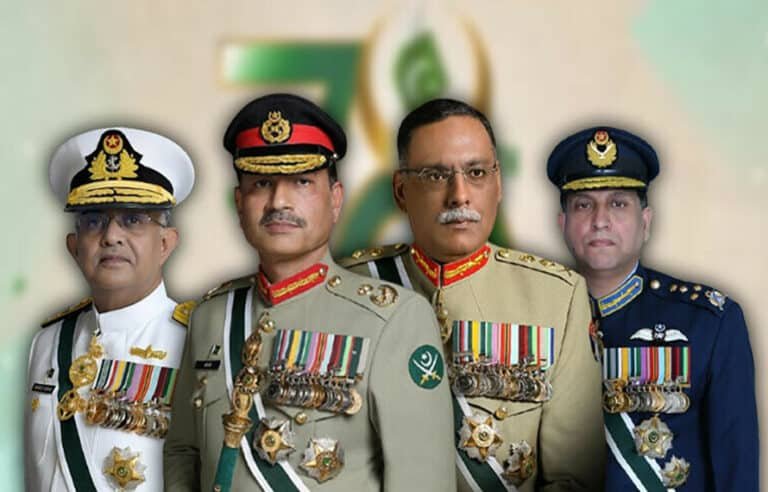 مسلح افواج اور عوام کا اٹوٹ رشتہ اجتماعی قوت کا بنیادی ستون ہے، عسکری قیادت کا 78ویں یومِ آزادی پر پیغام