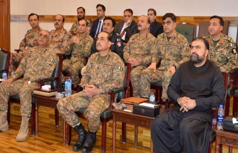 پاک فوج بلوچستان کے عوام کیساتھ کندھے سے کندھا ملا کر کھڑی ہے،فیلڈ مارشل