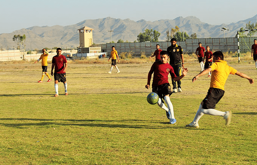 معرکہ حق کی مناسبت جنوبی وزیرستان وانا میں فٹبال کے شاندار مقابلے