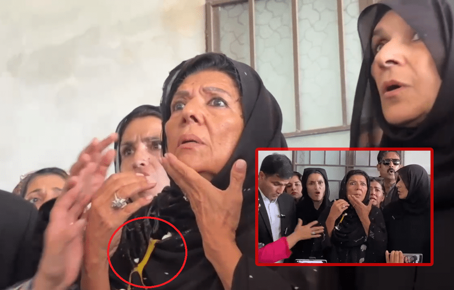 علیمہ خان کو میڈیا گفتگو کے دوران خاتون نے انڈہ مار دیا