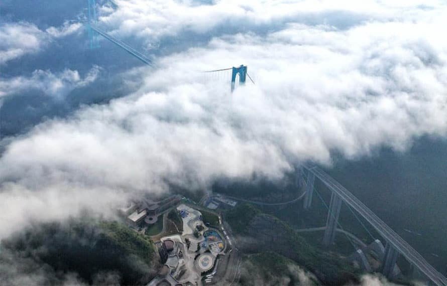 انتظار کی گھڑیاں ختم !دنیا کا سب سے اونچا پل ٹریفک کے لیے کھول دیا گیا