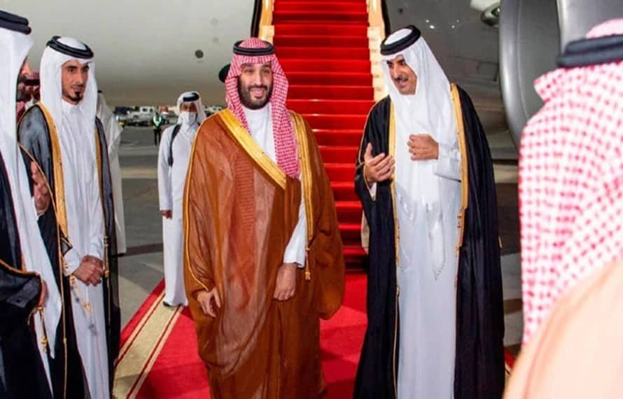 سعودی عرب کے ولی عہد شہزادہ محمد بن سلمان کا آج دوحہ کا دورہ متوقع