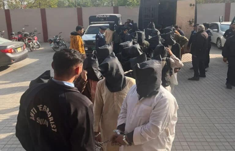 26 نومبر احتجاج کیس میں 11 گرفتار ملزمان پر فردِ جرم عائد