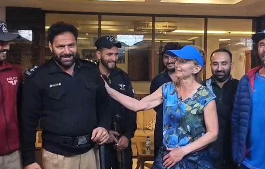 ناران میں لاپتہ ہونیوالی جرمن سیاح خاتون کو مانسہرہ پولیس نے بحفاظت تلاش کر لیا