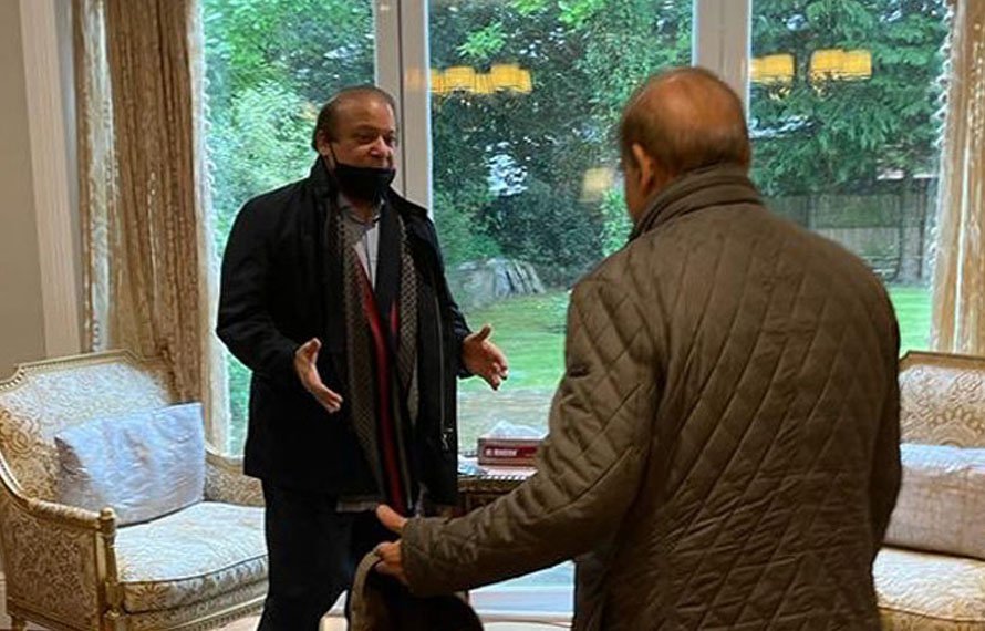 وزیر اعظم شہباز شریف کی جاتی امرا آمد، بھائی نواز شریف سے ملاقات