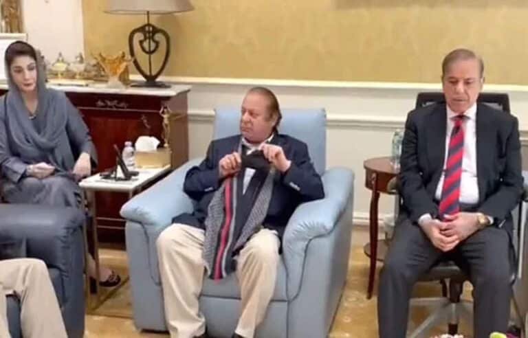 شہباز شریف کی جاتی امرا میں نواز شریف سے ملاقات