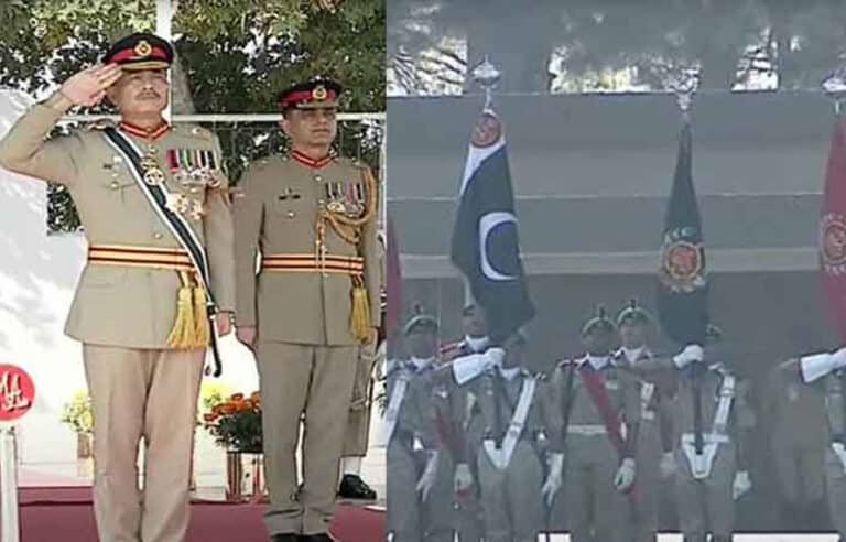 پاکستان ملٹری اکیڈمی میں پاسنگ آؤٹ پریڈ کی پروقار تقریب، فیلڈ مارشل مہمان خصوصی