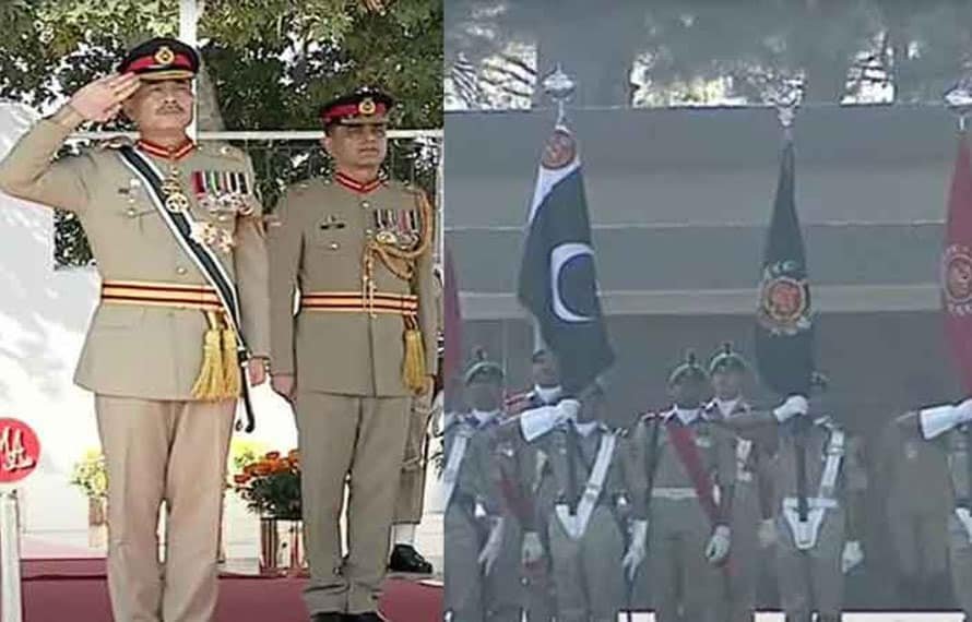 پاکستان ملٹری اکیڈمی میں پاسنگ آؤٹ پریڈ کی پروقار تقریب، فیلڈ مارشل مہمان خصوصی