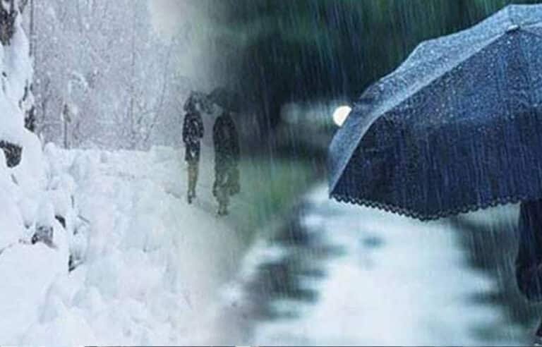 ملک کے مختلف علاقوں میں بارشوں اور سردی سے متعلق اہم پیشگوئی