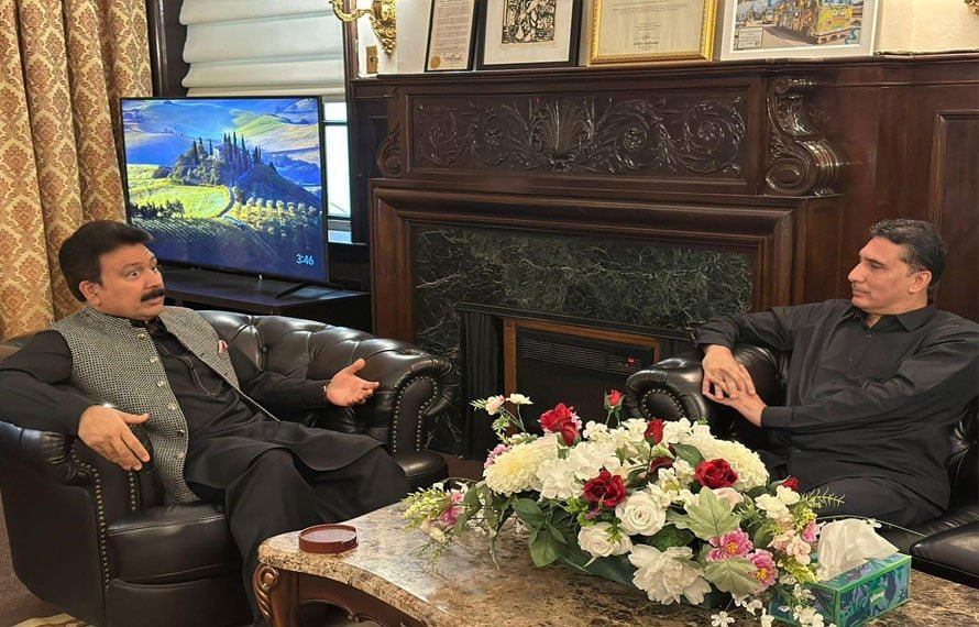 واشنگٹن میں پاکستانی سفیر سے ارباب خضر حیات کی ملاقات، پاک،امریکہ تعلقات پر تبادلہ خیال