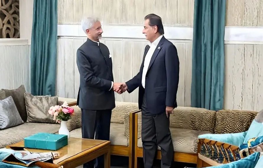 اسپیکر ایاز صادق کی بھارتی وزیر خارجہ جے شنکر سے ملاقات، اہم گفتگو کیا ہوئی؟ جانیے