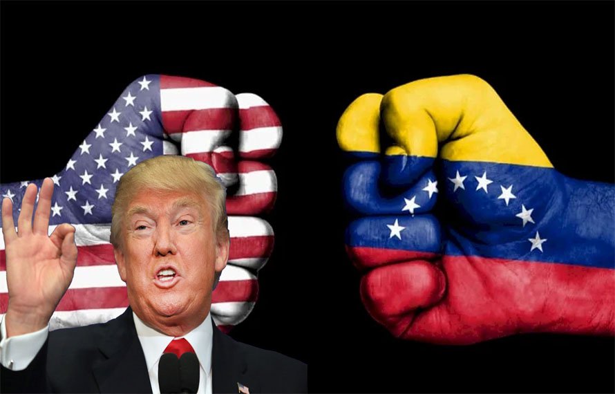 وینزویلا پر امریکا کا حملہ،فضائی دھماکے، زمینی فوج کی تیاری اور آسمان میں دھواں کے بادل