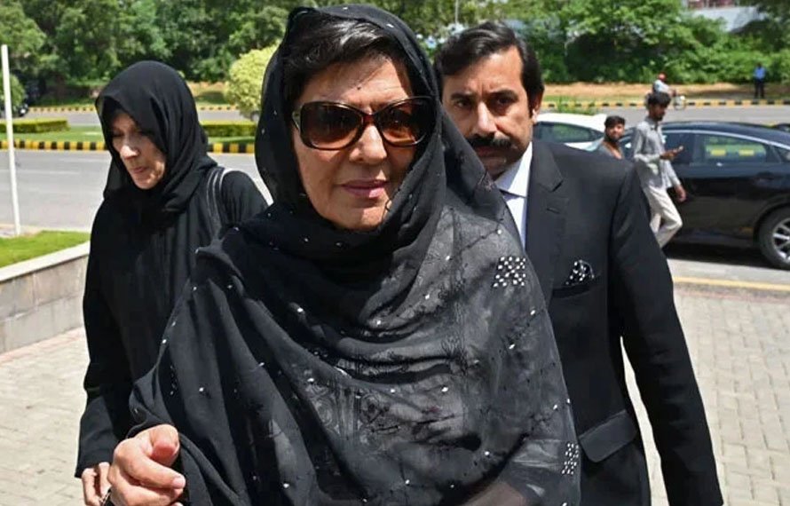 عمران خان کی ہمشیرہ علیمہ خان کے ناقابل ضمانت وارنٹ جاری