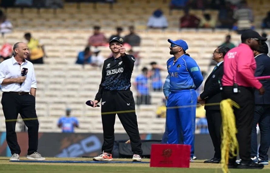 ٹی ٹوئنٹی ورلڈکپ: یو اے ای کا نیوزی لینڈ کیخلاف ٹاس جیت کر بیٹنگ کا فیصلہ