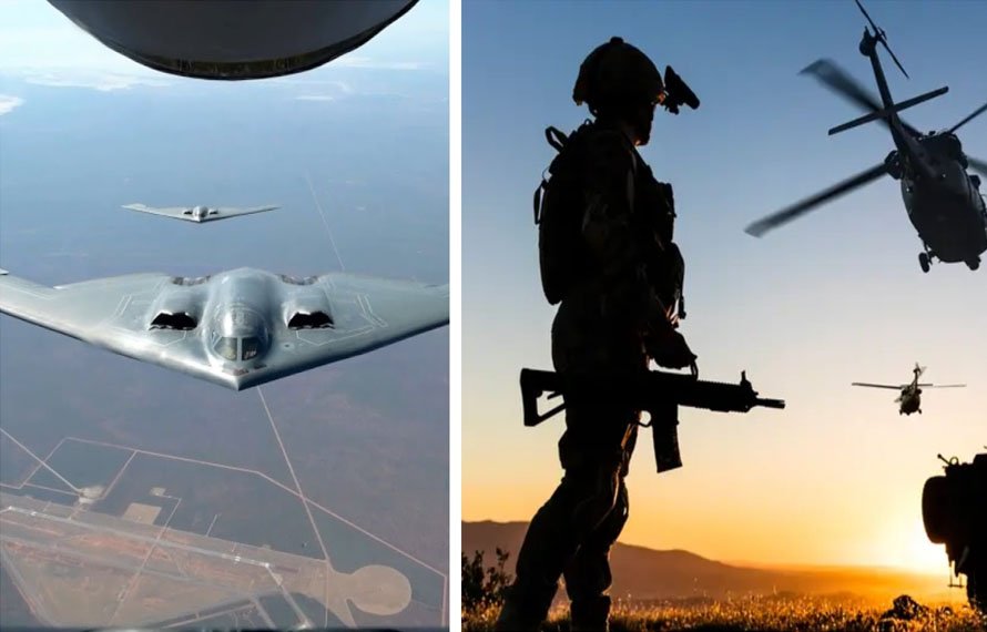 بی-2 بمبار طیارے ایران کی جانب روانہ، امریکا کا مشرق وسطیٰ میں مزید فوج بھیجنے کا اعلان