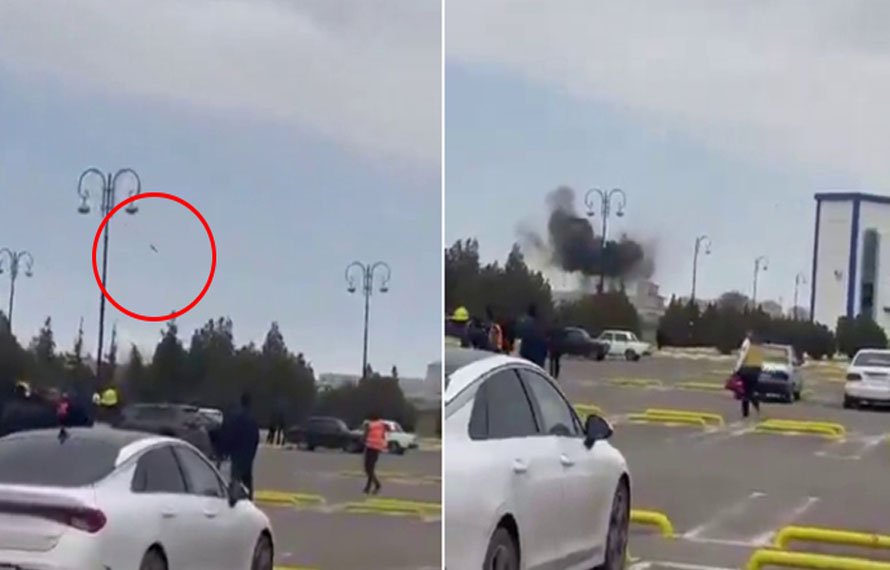 نخچیوان ایئرپورٹ پر ایرانی ڈرون گرنے سے دھواں ہی دھواں، آذربائیجان کا سخت احتجاج