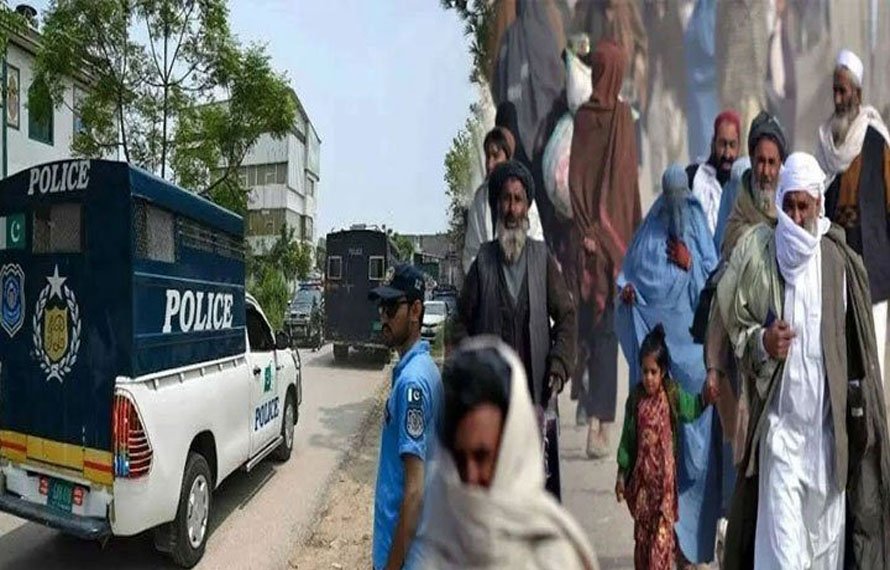 سکیورٹی خدشات کے پیش نظر بڑا آپریشن، مشتبہ افراد اور غیر قانونی افغان شہری گرفتار