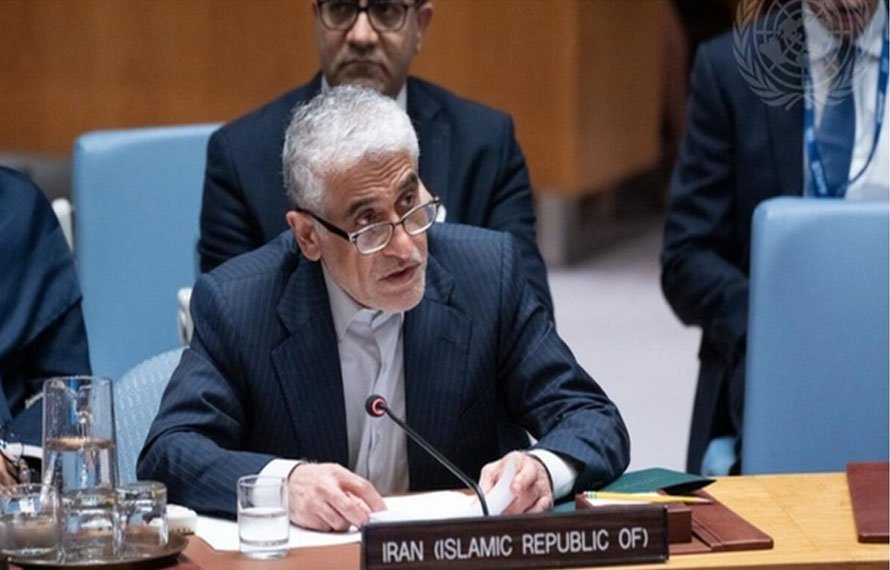 سلامتی کونسل میں ایرانی مندوب کا اظہار تشکر، پاکستان، چین اور روس کی حمایت کو خراج تحسین